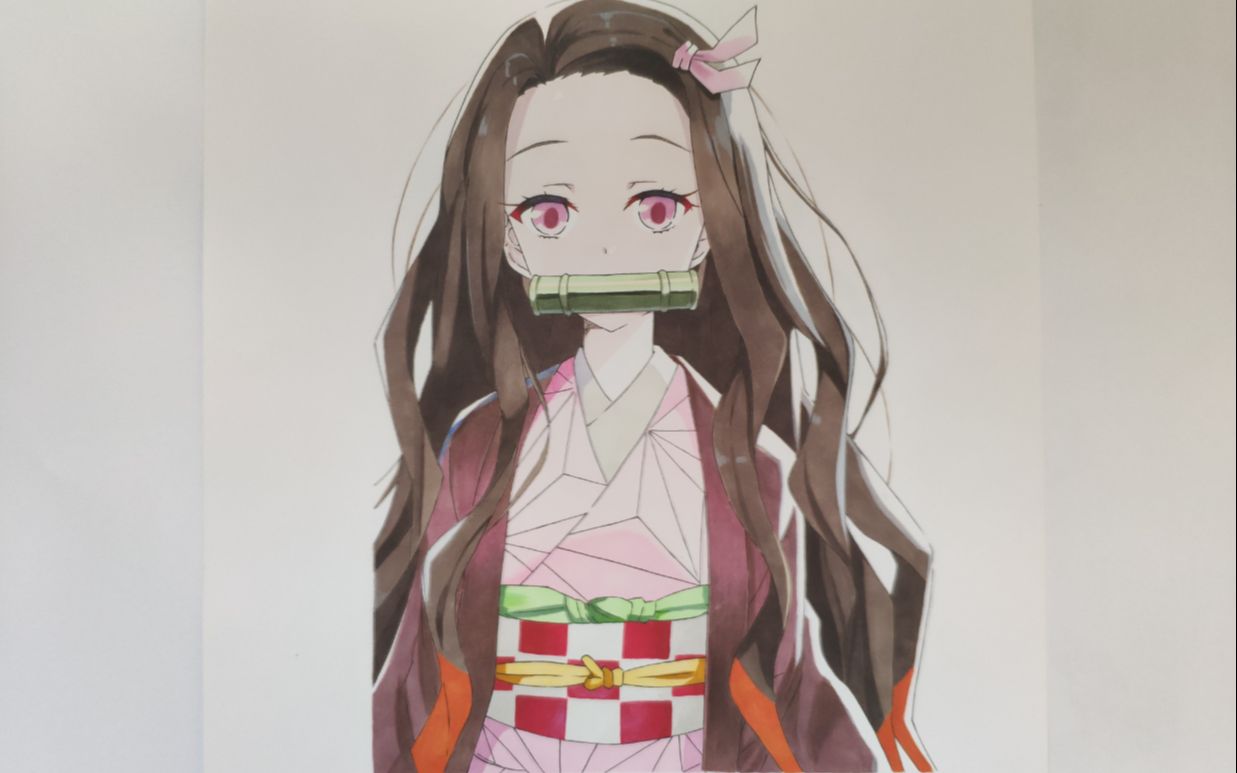 临摹了一张祢豆子