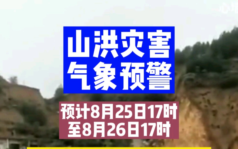 石家庄市水利局、石家庄市气象局和石家庄市应急管理局发布山洪灾害气象预警!哔哩哔哩bilibili