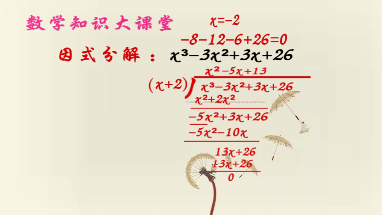 初中数学 因式分解的经典题型讲解 解这类题只要一个技巧就可以电影