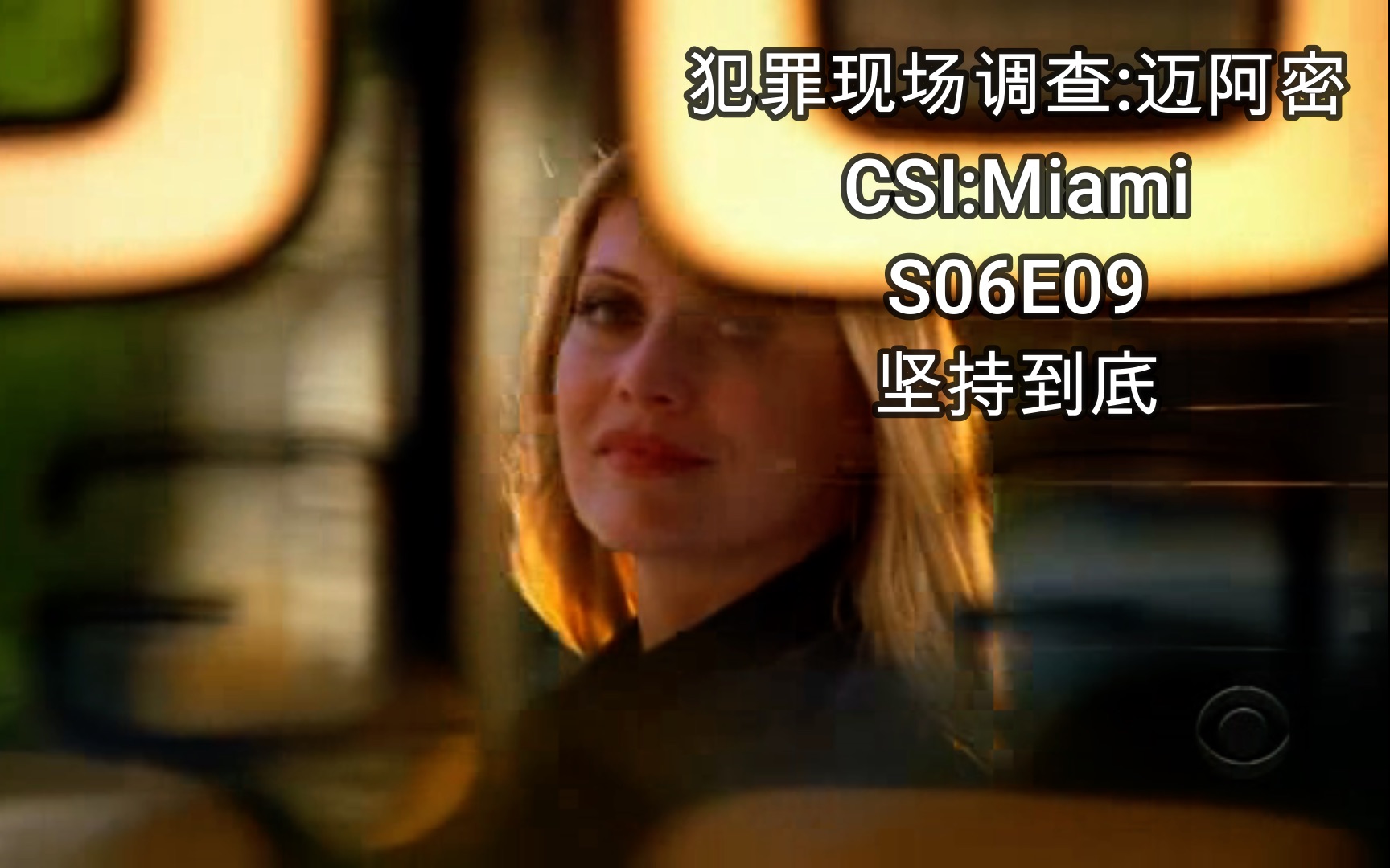 [图]【犯罪现场调查:迈阿密】CSI:Miami S06E09 坚持到底 休息日喝酒逛大街,女警莫名遭枪指;卖药被逮做贼心虚,男子灭口遭反杀.