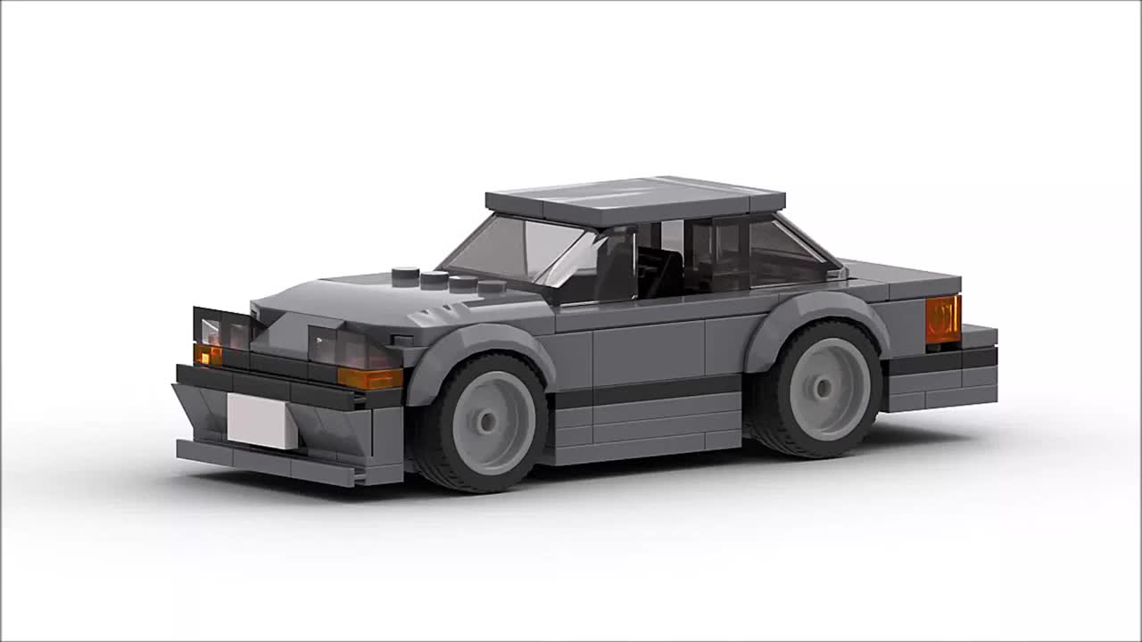 【砌砖小哥】乐高moc教程(包教包会)- 马自达 mazda 929超级跑车_哔哩