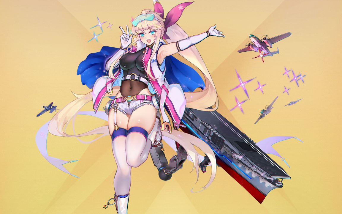【战舰少女r】大黄蜂 换装——白夜舞者(和谐)_手机游戏热门视频