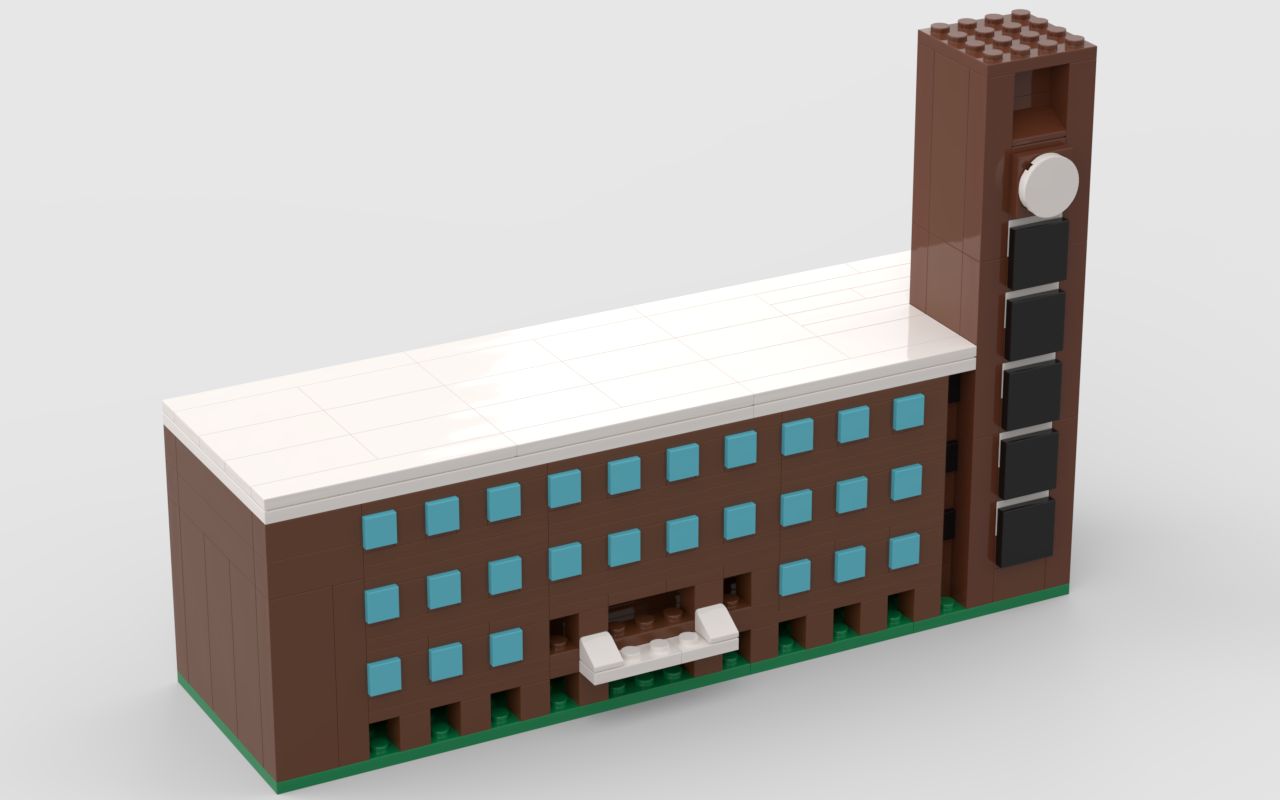 【乐高moc】福州一中教学楼