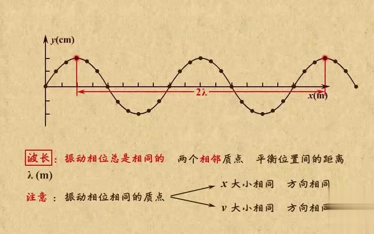 高中物理| 高中物理动画第30章 机械波|05 波的重要概念波长哔哩哔哩bilibili