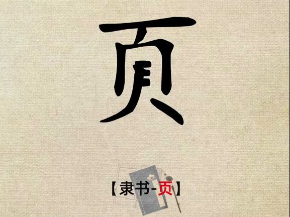 汉字演变页 首、页、头,这三个字都有“头”的意思,但是它们在造字之初的意思各是什么呢?哔哩哔哩bilibili