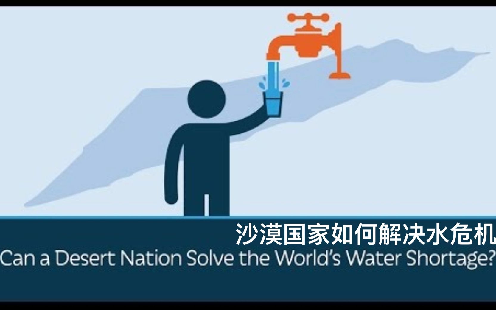 can a desert nation solve the worlds water shortage_哔哩哔哩