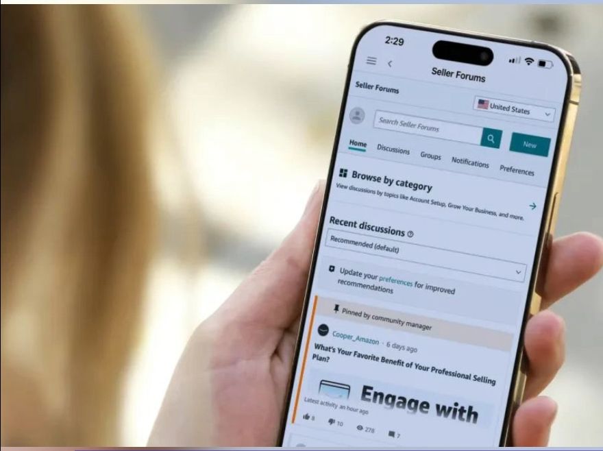 亚马逊APP更新:卖家论坛功能全新上线哔哩哔哩bilibili