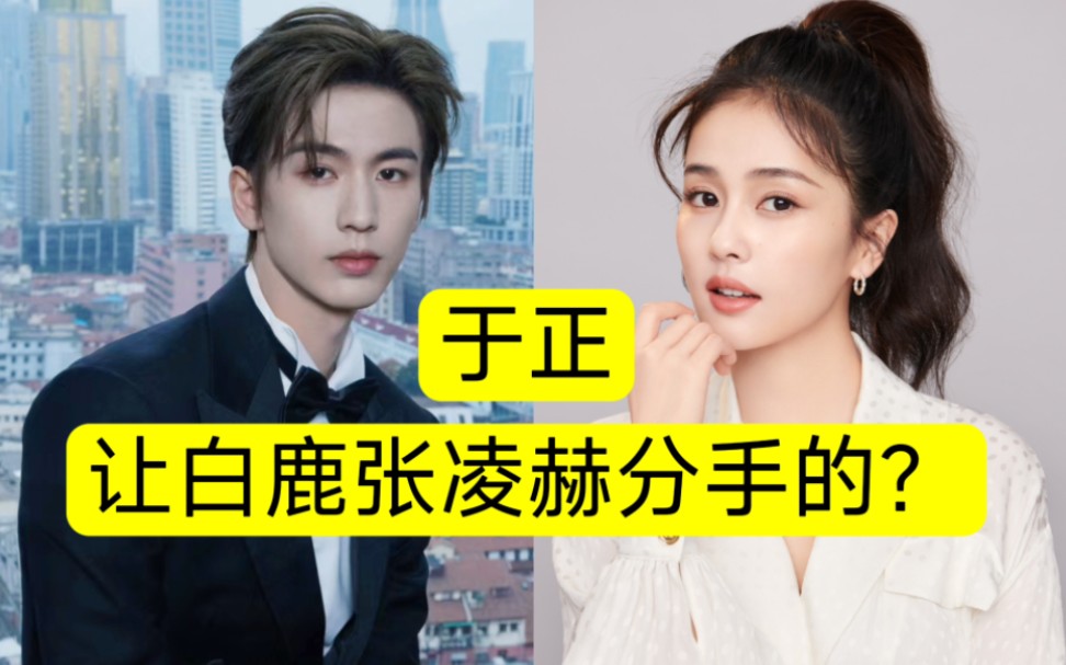 于正让白鹿张凌赫分手的,是真的吗?
