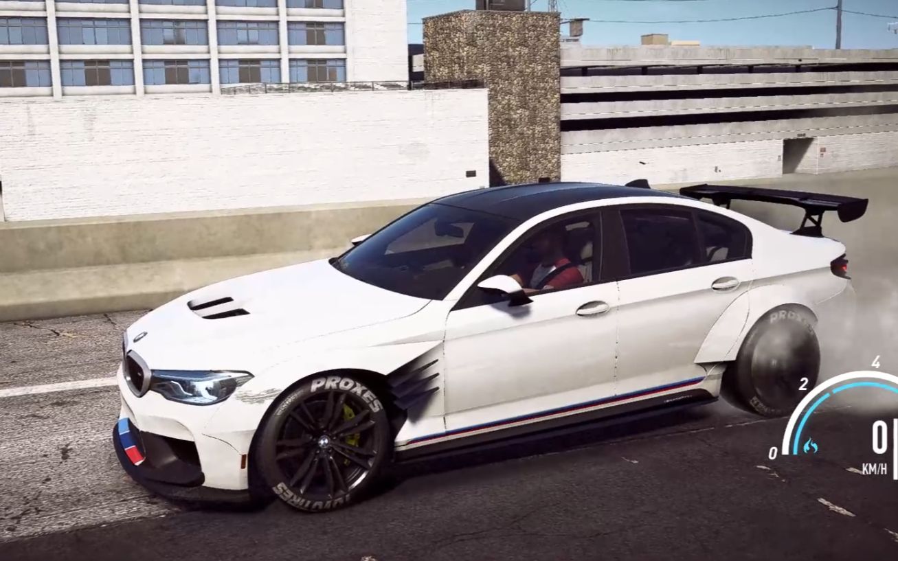 极品飞车20宝马m5城市绕行赛声浪