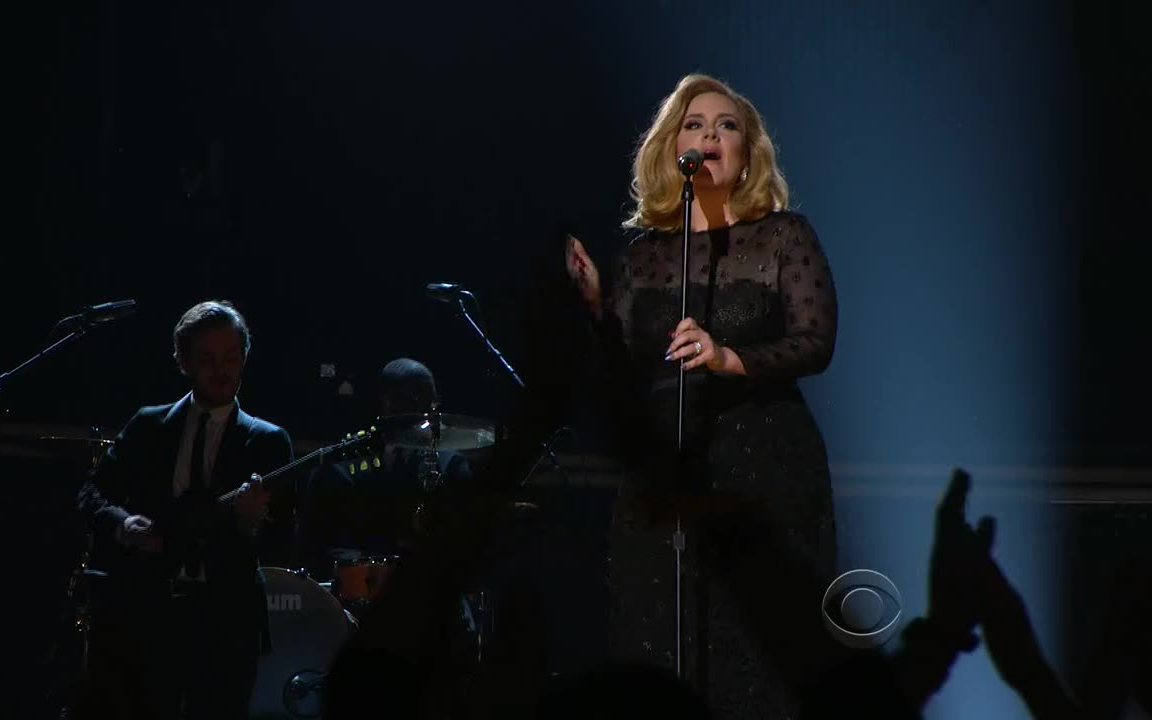 [图]Adele - Rolling In The Deep Live (GRAMMYs 2012) - 720p 软中英字幕