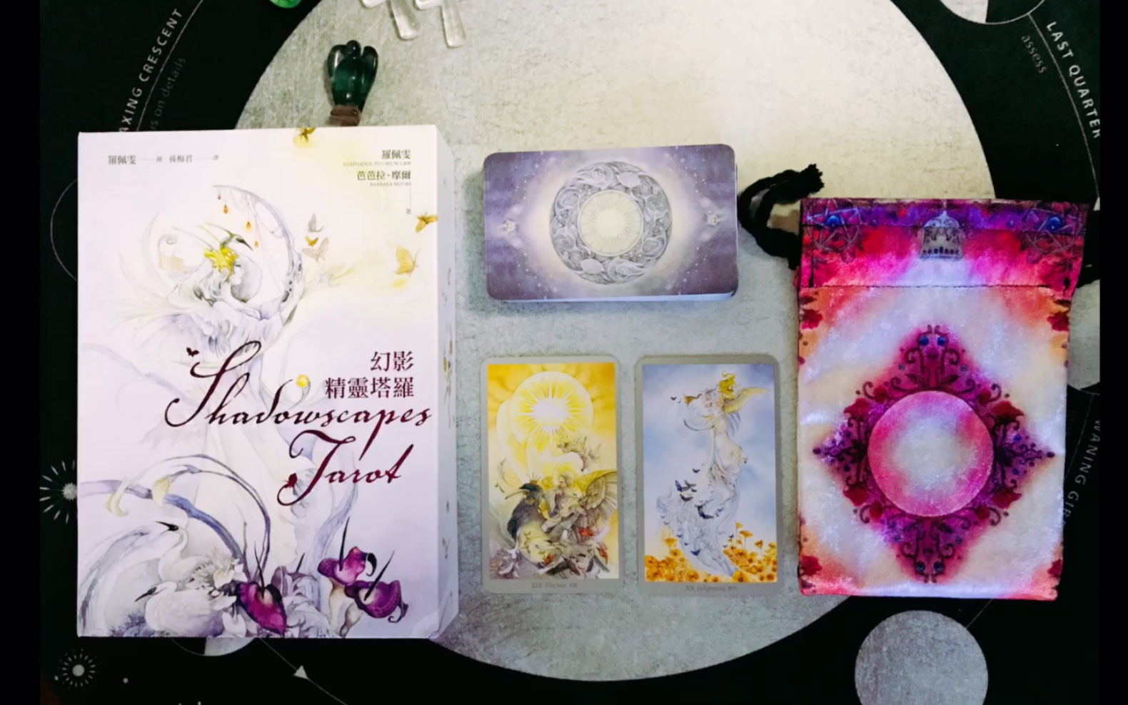 Shadowscapes Tarot幻影精灵塔罗原版台湾版中英双语版 花影塔罗开箱视频分享哔哩哔哩bilibili