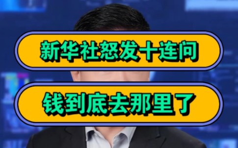 新华社怒发十连问,钱都去哪儿了?哔哩哔哩bilibili