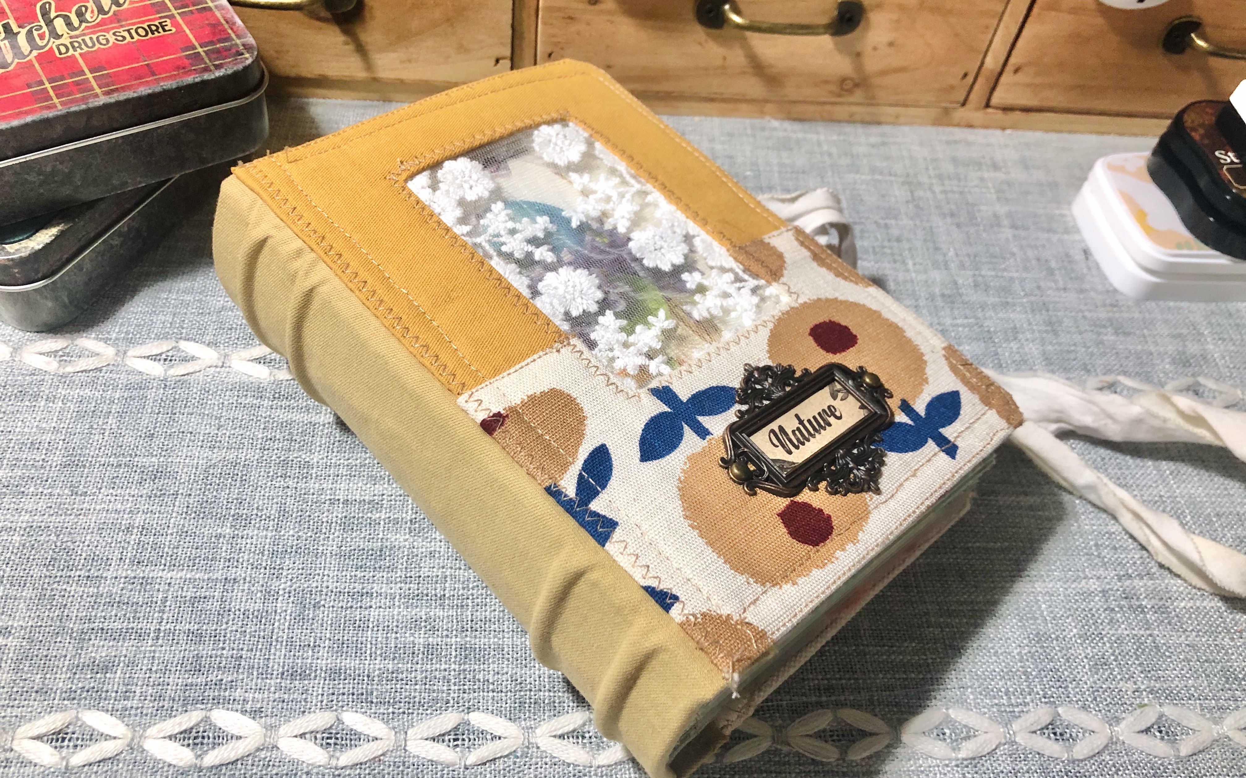 【烦璠手作】junk journal  简易收纳册制作教程最终篇/内芯与书脊的缝合/junkjournal翻翻看哔哩哔哩bilibili