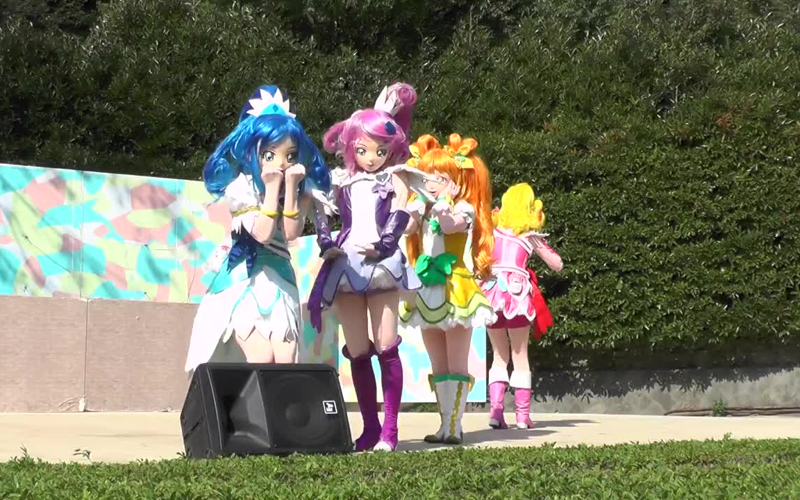 【前排】心跳光之美少女 皮套秀 美崎公园_哔哩哔哩_bilibili