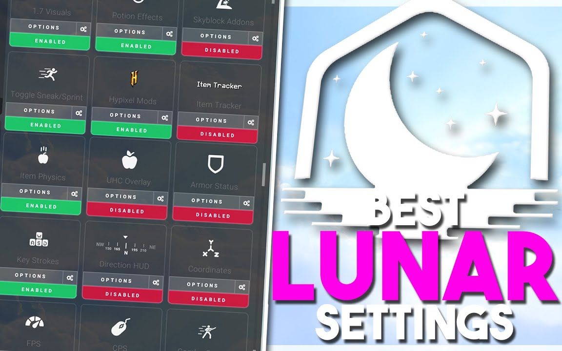 lunar客户端设置