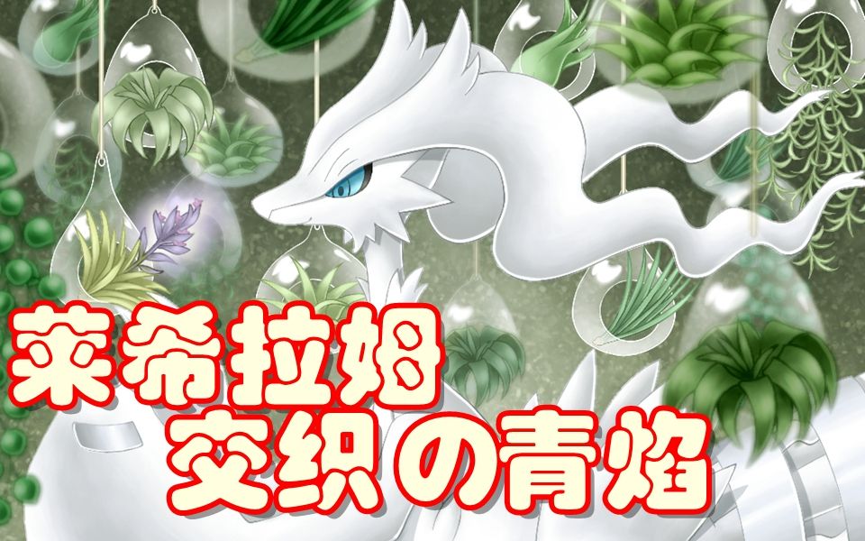 【宝可梦剑盾】白龙莱希拉姆 交错の青焰