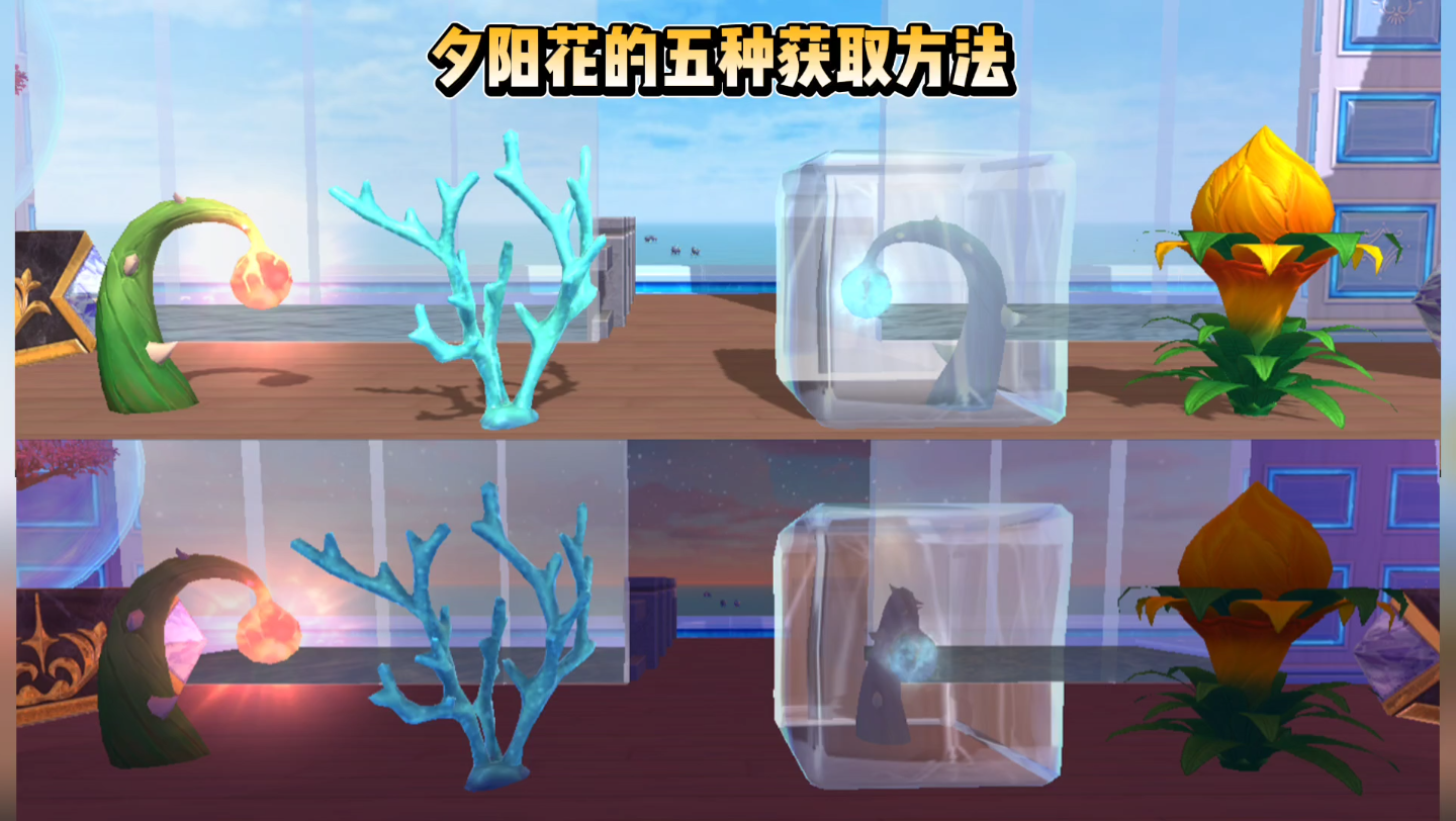 创造与魔法龙涎草以及夕阳花的五种获得方法