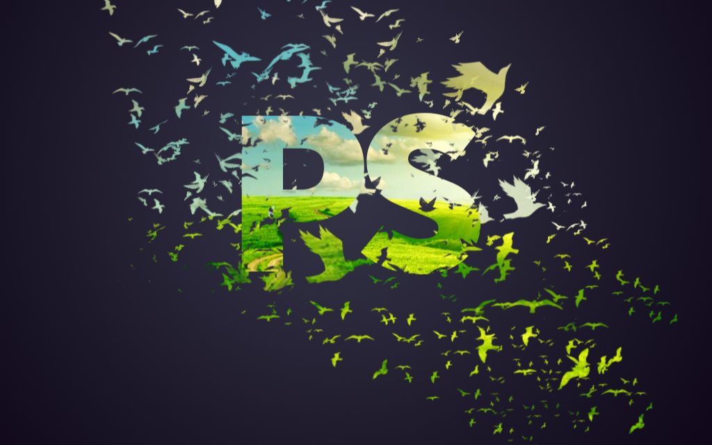 简单几步ps制作文字双重曝光