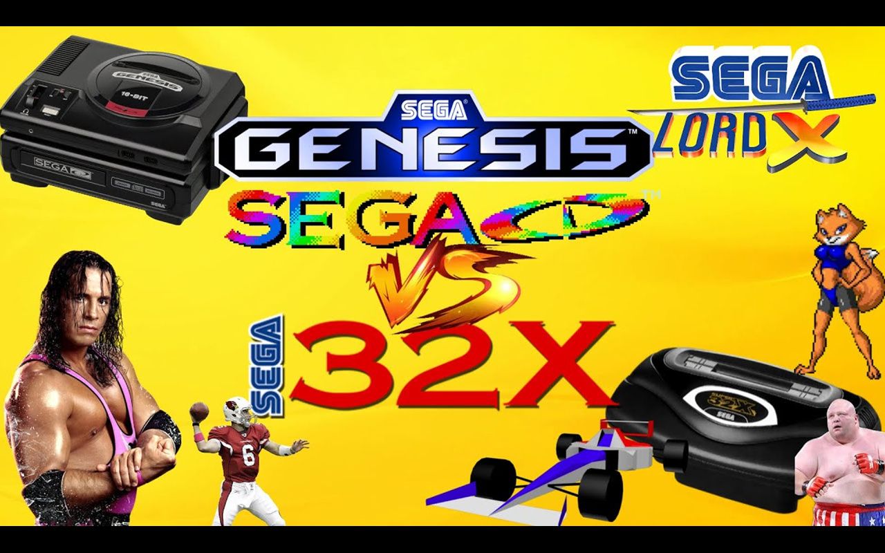 [图]世嘉MD & 世嘉CD vs 世嘉32X - 同款游戏画质详细对比 / Sega Lord X