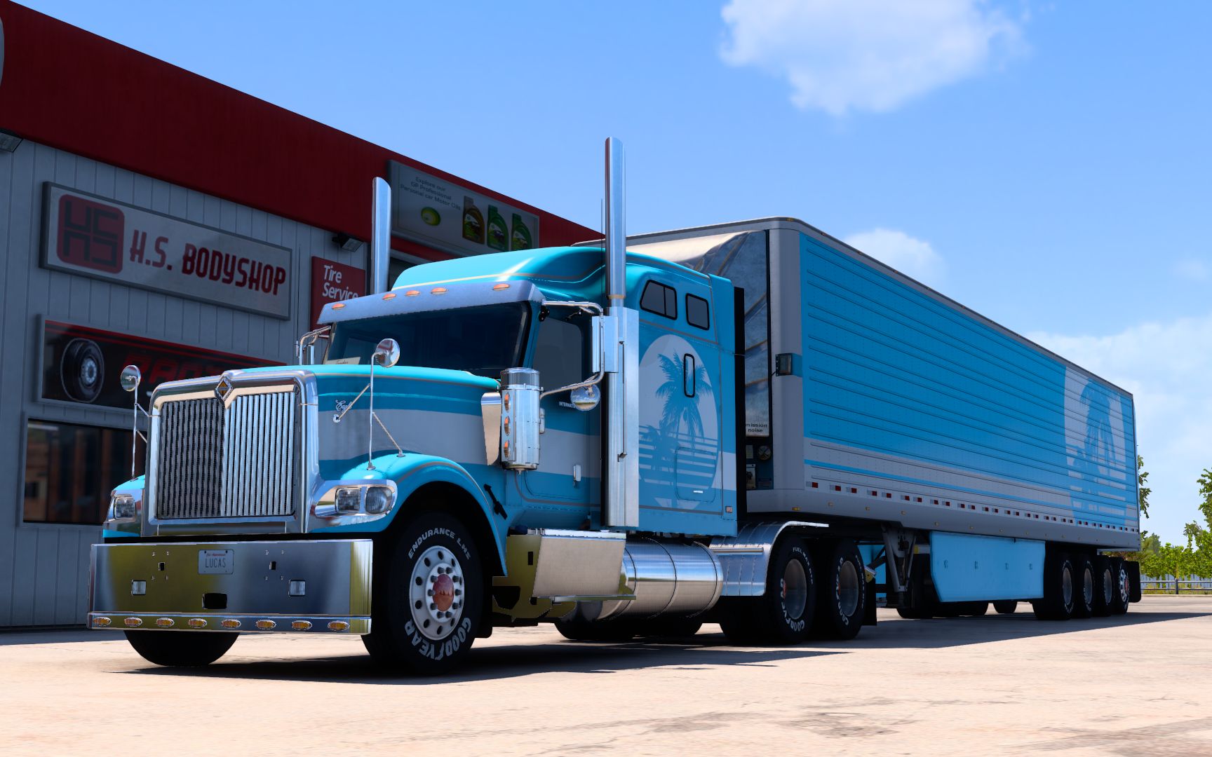 美洲卡车模拟万国新车试驾