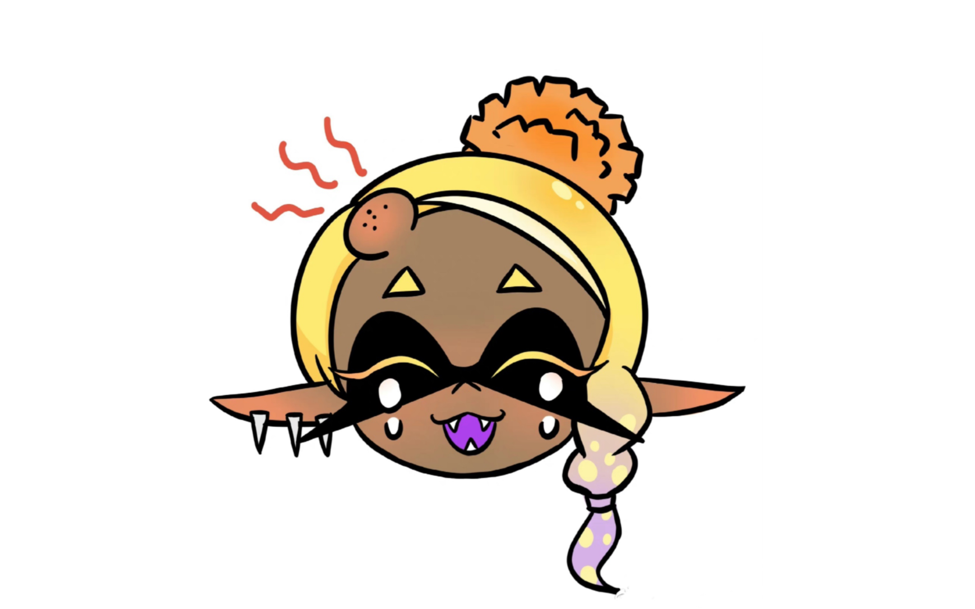 【斯普拉遁3】曼曼:说谁蠢萌大头姐呢.我可是帅气大姐头啊(战术半蹲)