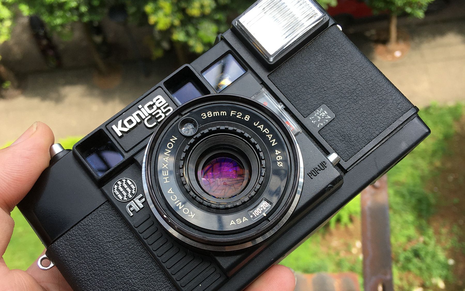 柯尼卡/konica c35 af 正确安装电池的方法,加上维修自动对焦坏闪光灯