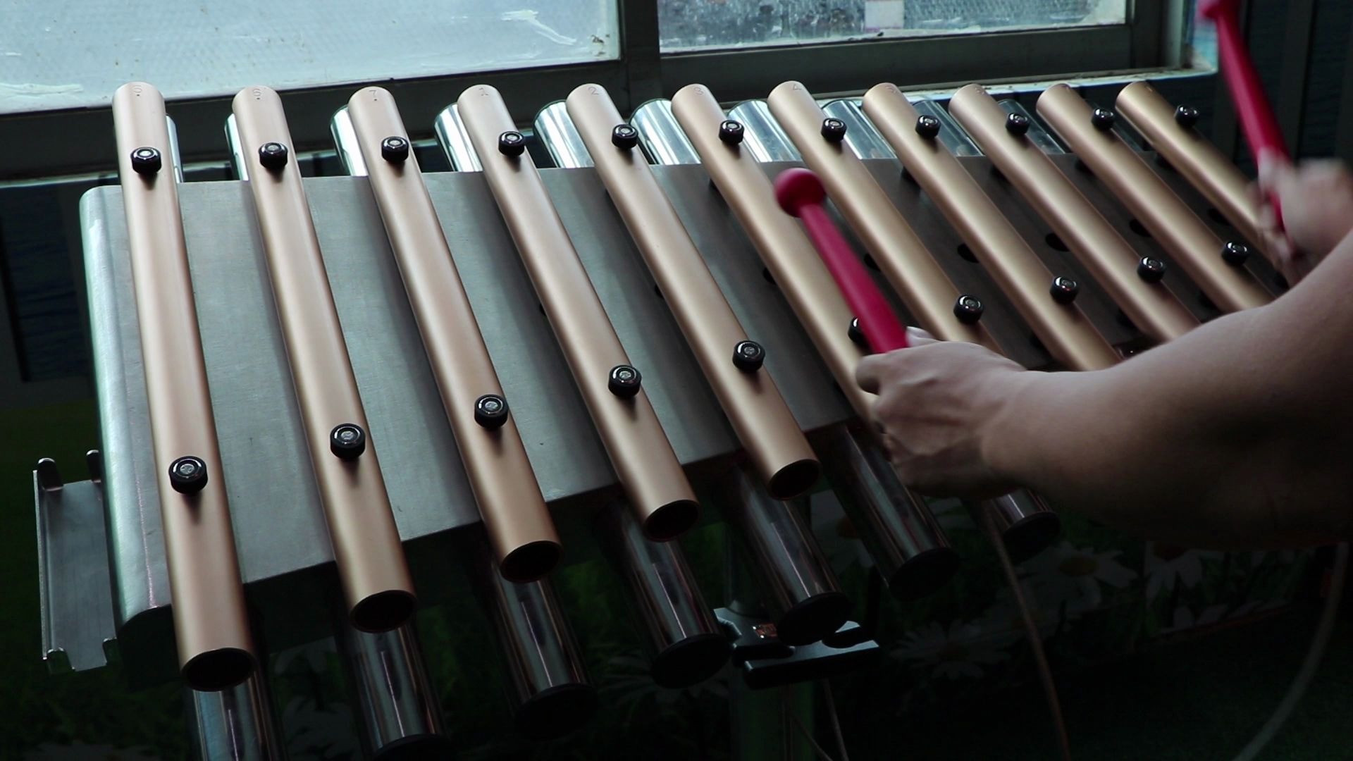 教导官琴e户外金属敲击乐器适合小区幼儿园公园景区