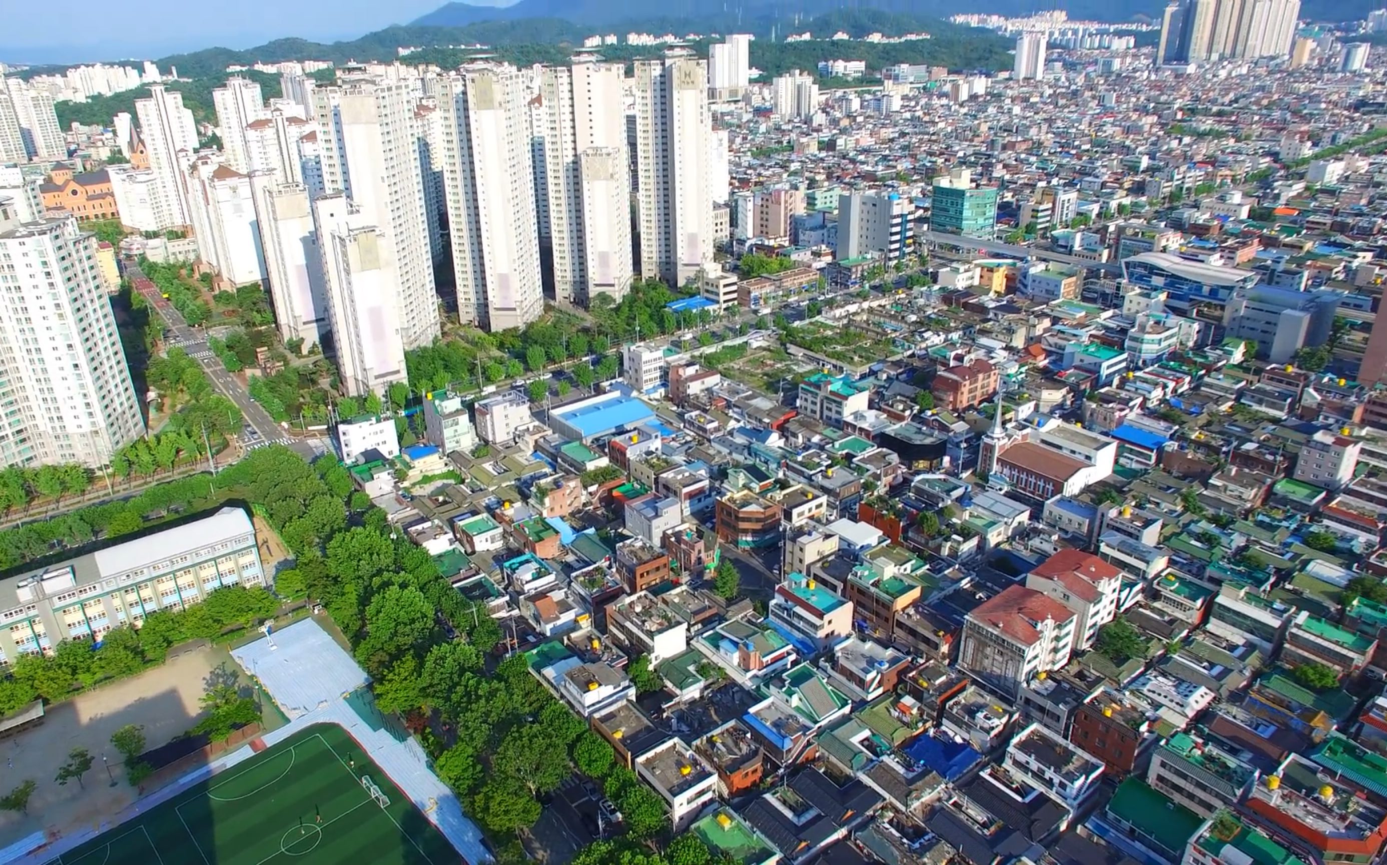 【航拍】韩国第四大城市 大邱市 251万人口