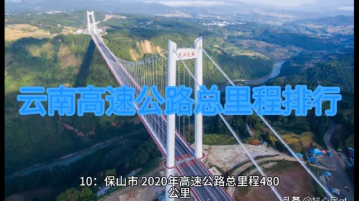 云南省16个洲市高速公路总里程排行，快来看看你的家乡排在第几？