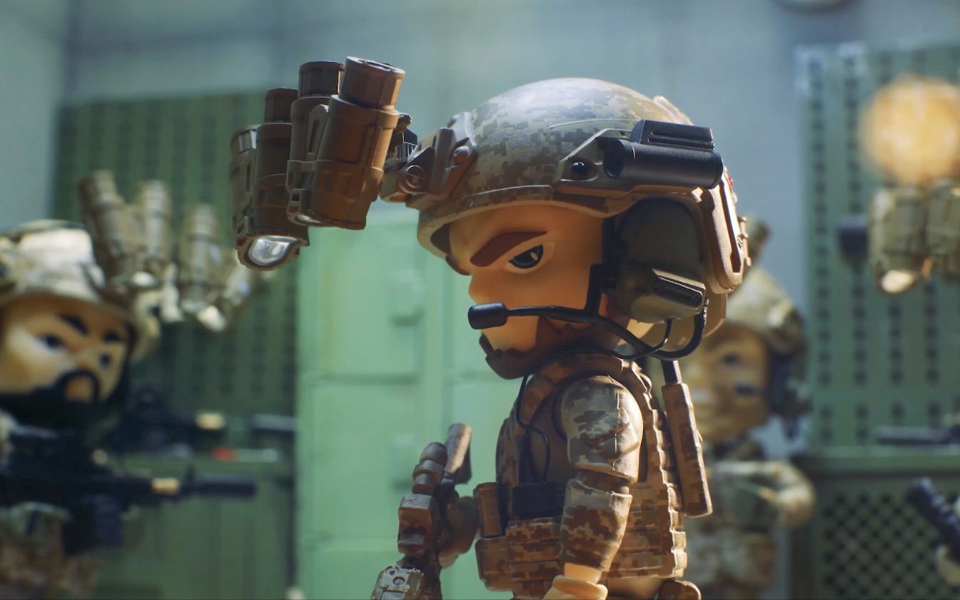 原创定格动画海豹突击队定格动画missionx第1集