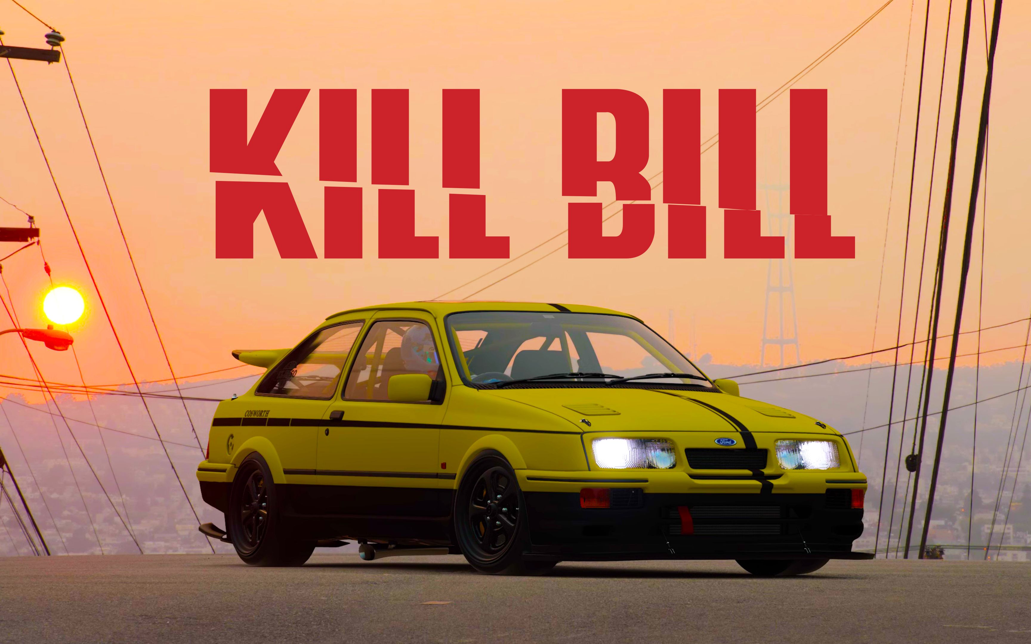 【电子正常涂装】杀死比尔 kill bill sierra rs500 cosworth 无立绘