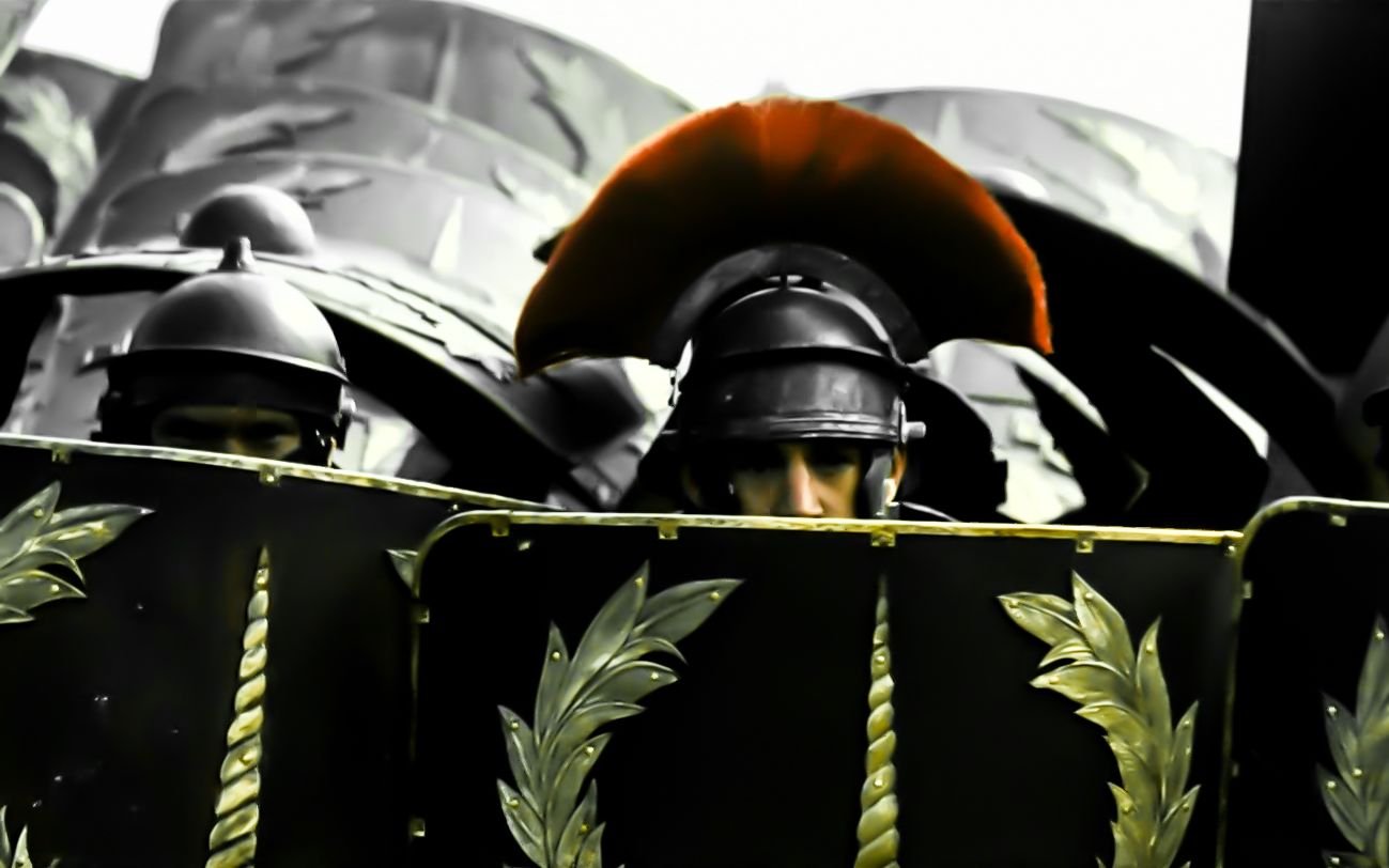 苏格兰蛮族俘虏帝国士兵尝尝攻击型龟甲阵的厉害吧一起撸片第一期古代