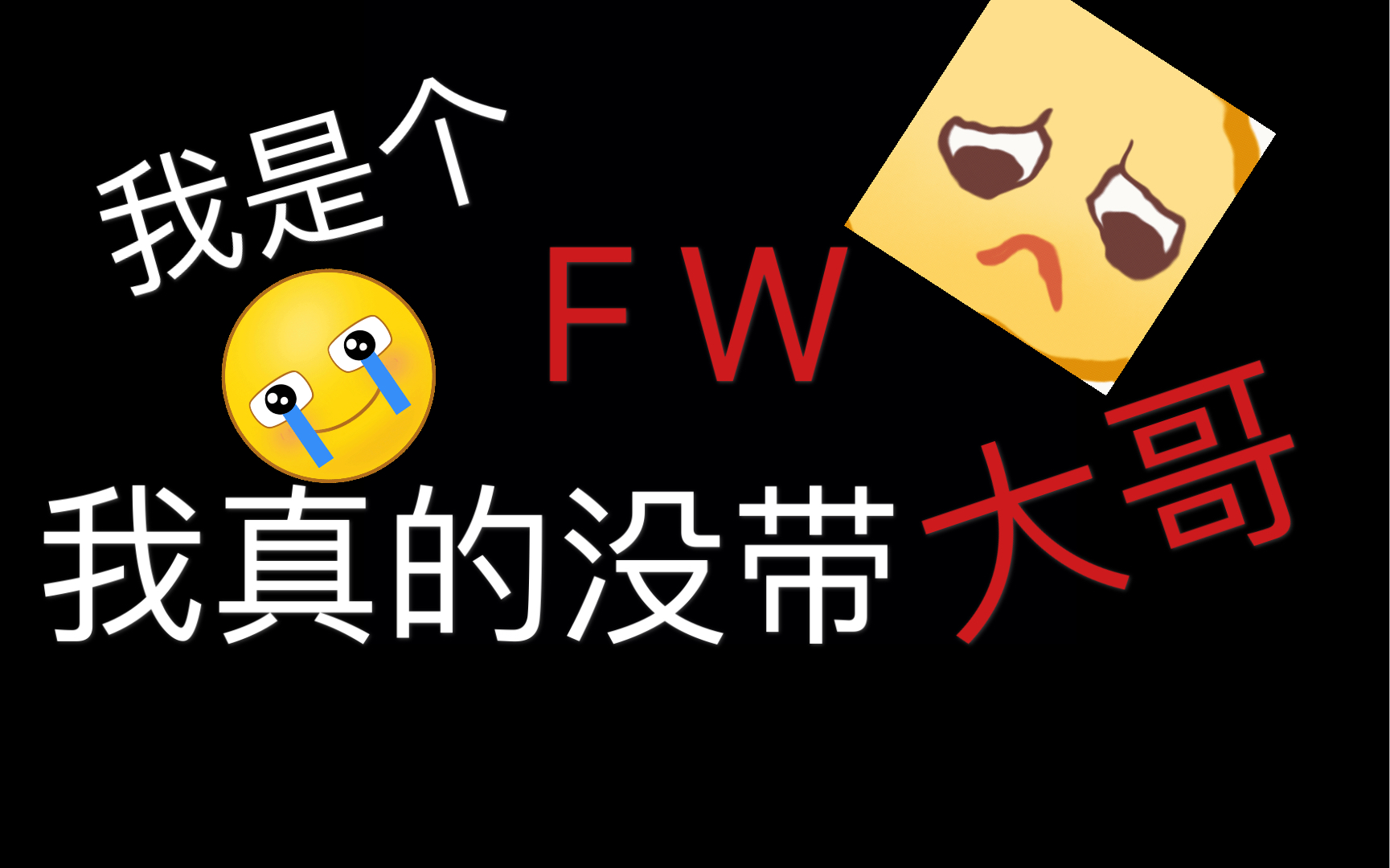 我是个fw,我真的没炸鱼
