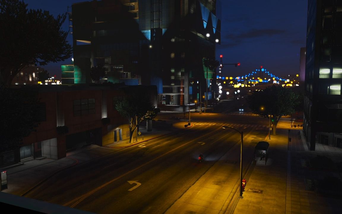 gta5夜景洛圣都图片