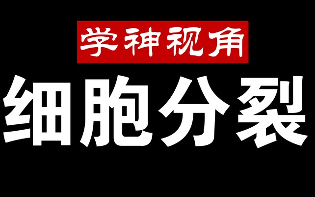 [图]细胞分裂，看完满分