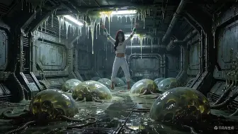 少女偶入虫巢，被异兽寄生