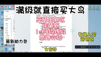 Download Video: 巫妖王新区纯萌新1-80级练级思路介绍