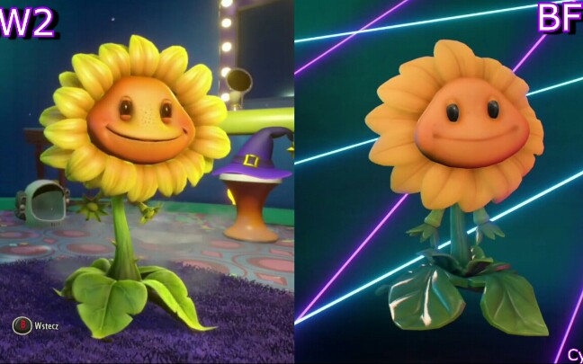 [图]【PVZ】花园战争2与和睦小镇保卫战人物风格对比