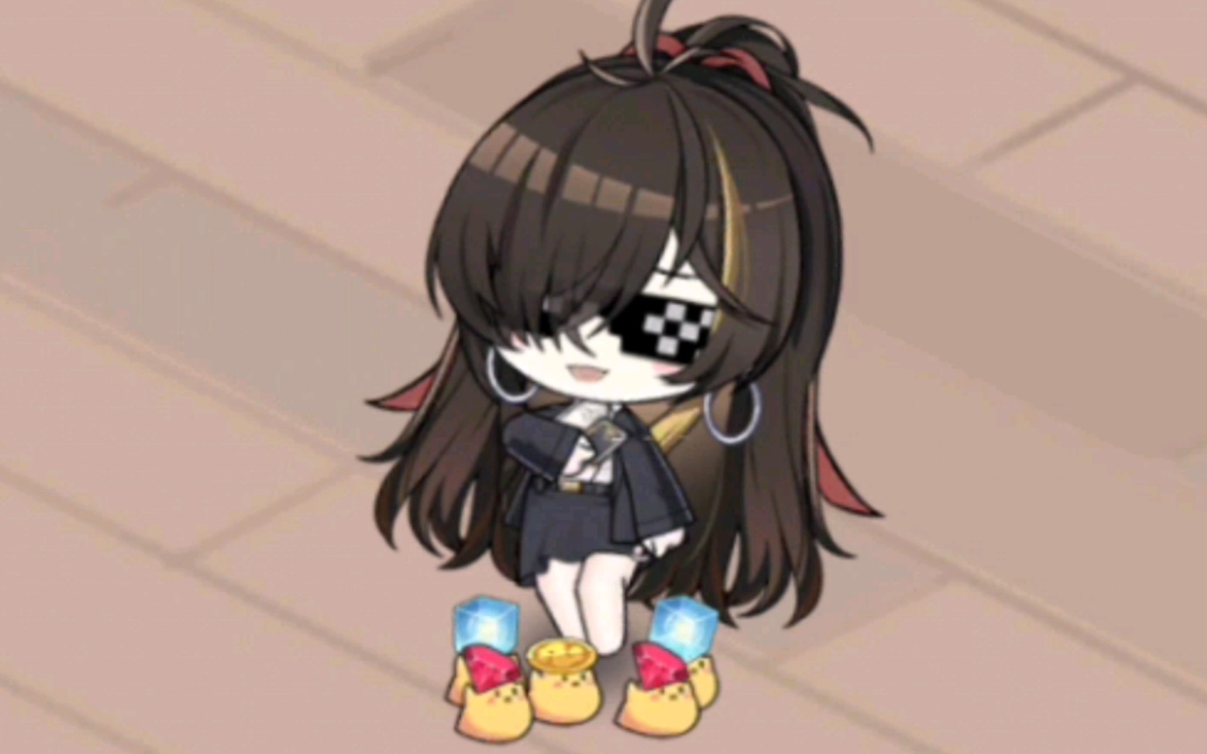 【碧蓝航线】滨江七周年新皮肤沙雕小人效果演示,滨滨你这红尖尖分我