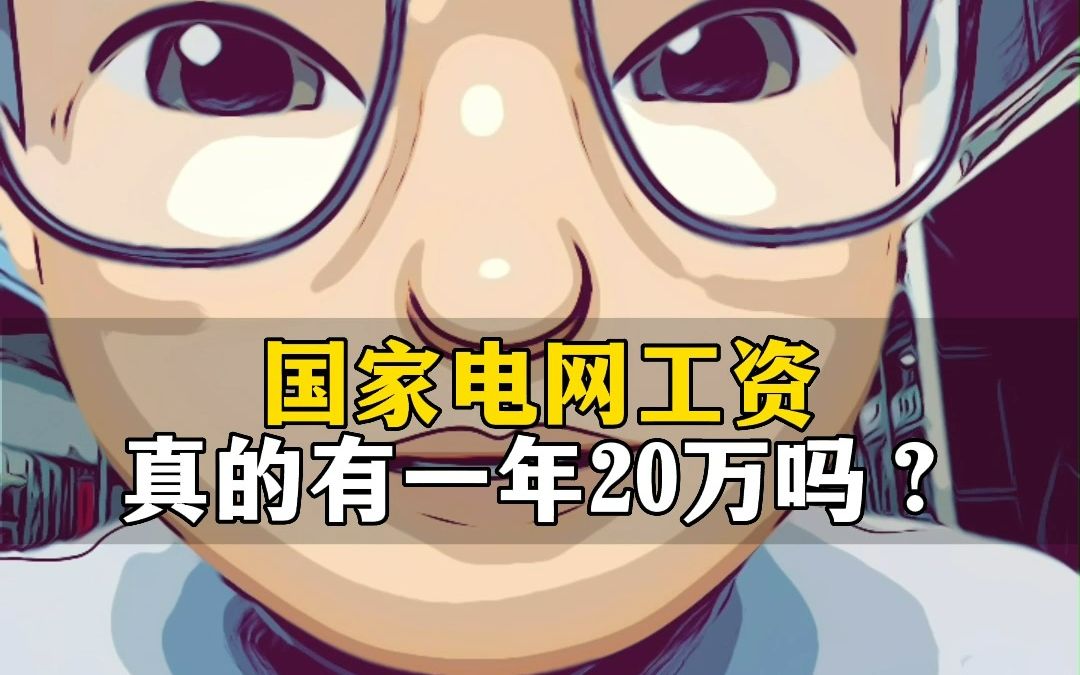 国家电网的工资真的有一年20万吗?哔哩哔哩bilibili