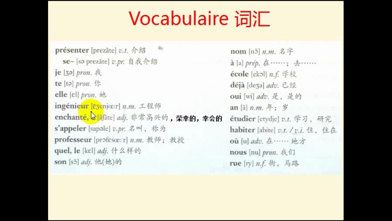 法语:法语学习,基础词汇语法知识点详细讲解,教你轻松学法语哔哩哔哩bilibili