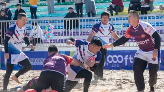 Скачать видео: 第七届海峡两岸青年英式橄榄球交流赛福州举行