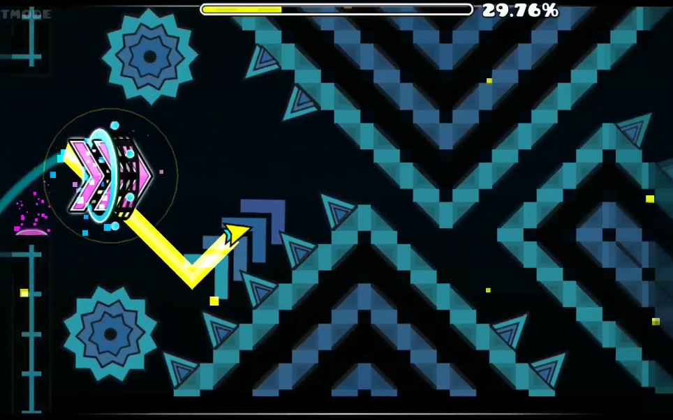 [几何冲刺]sonic wave(28~34)_哔哩哔哩 (゜-゜)つロ 干杯~-bilibili