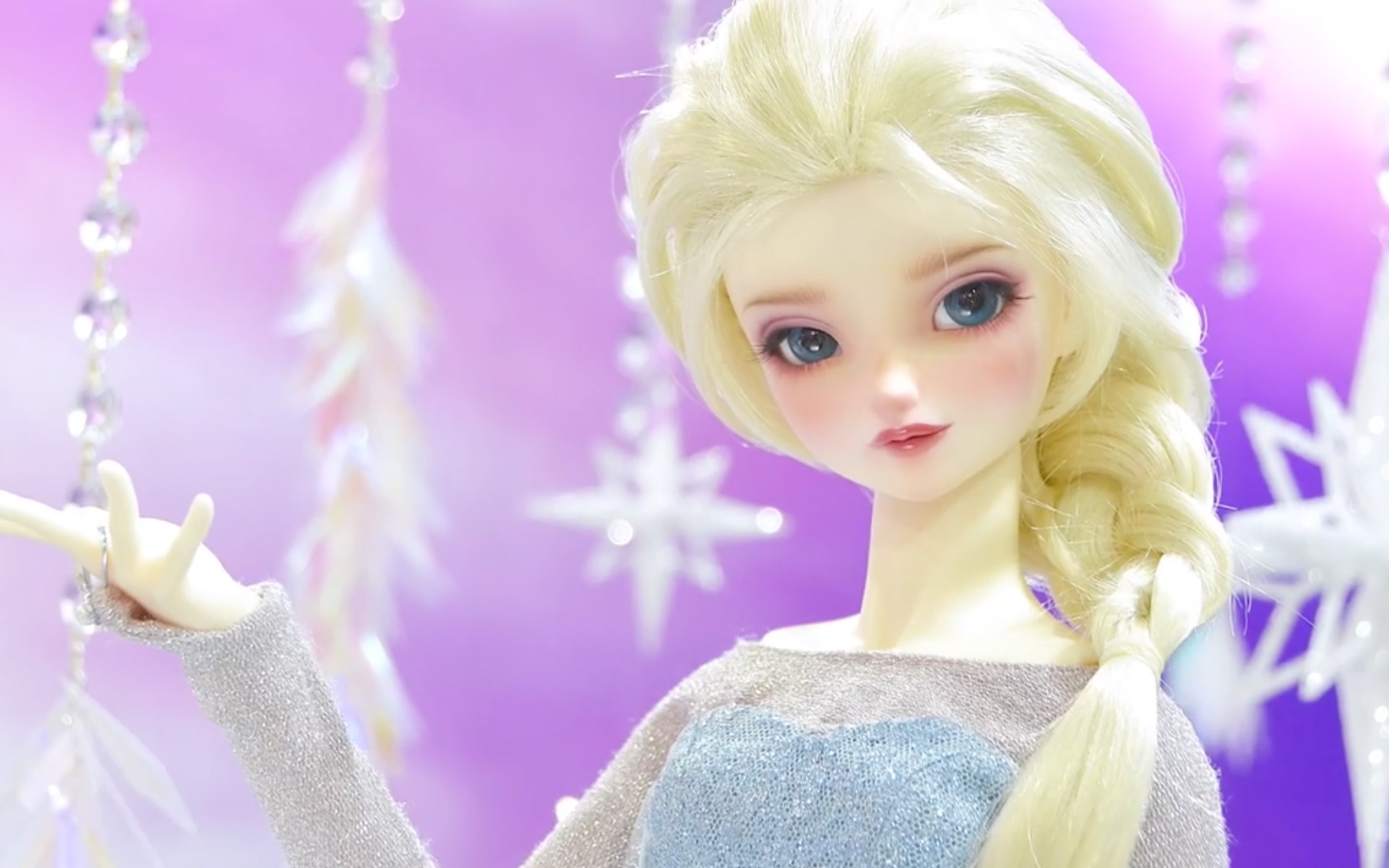 【bjd vlog】第46期dollfie dream娃娃派对-有冰雪奇缘elsa公主94哦