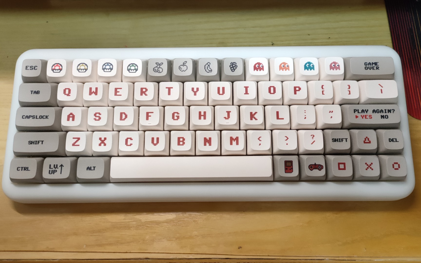 键盘记录——打印mojo60配红白机键帽