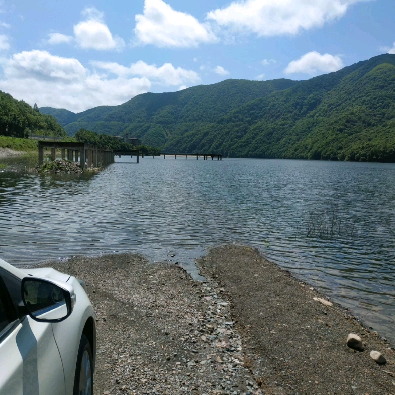 鸭绿江风光,云峰水库.