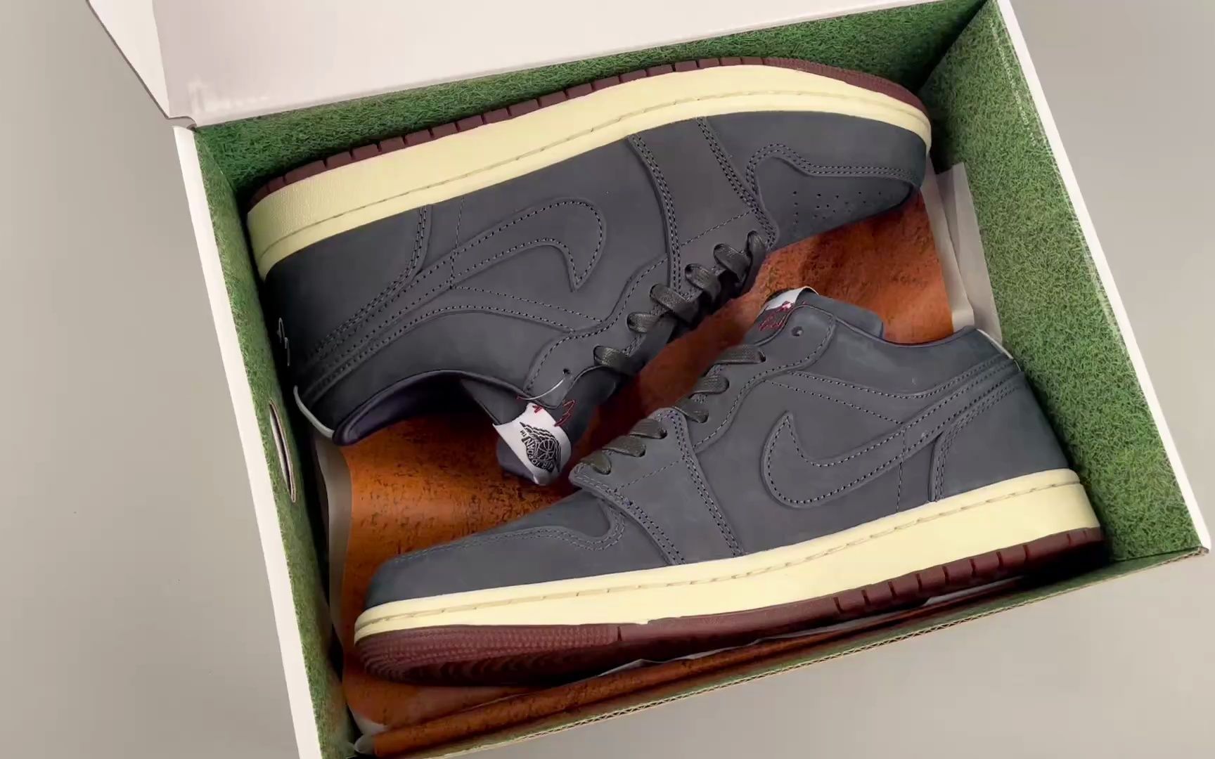 【阿宝】十年实力商家 耐克nike aj1low低帮高尔夫深蓝色 低帮休闲