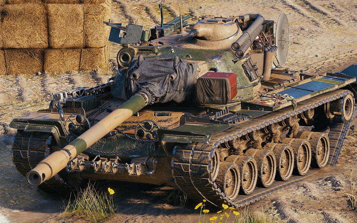 坦克世界 t110e5 - 5杀 1.03万伤害 [海岸争霸]