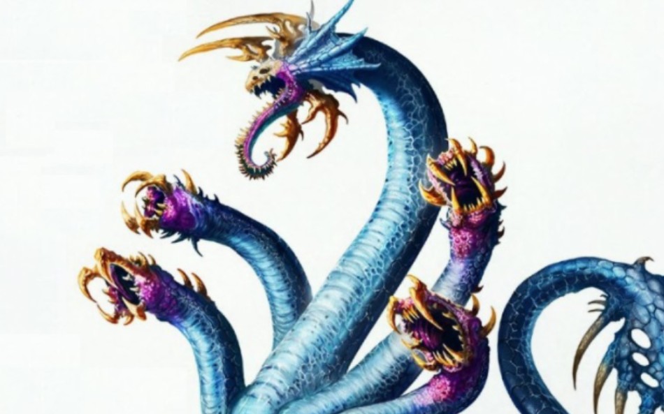纳迦罗斯的深渊恐怖——战争多头蛇,深渊海妖——『中古战锤兵种故事