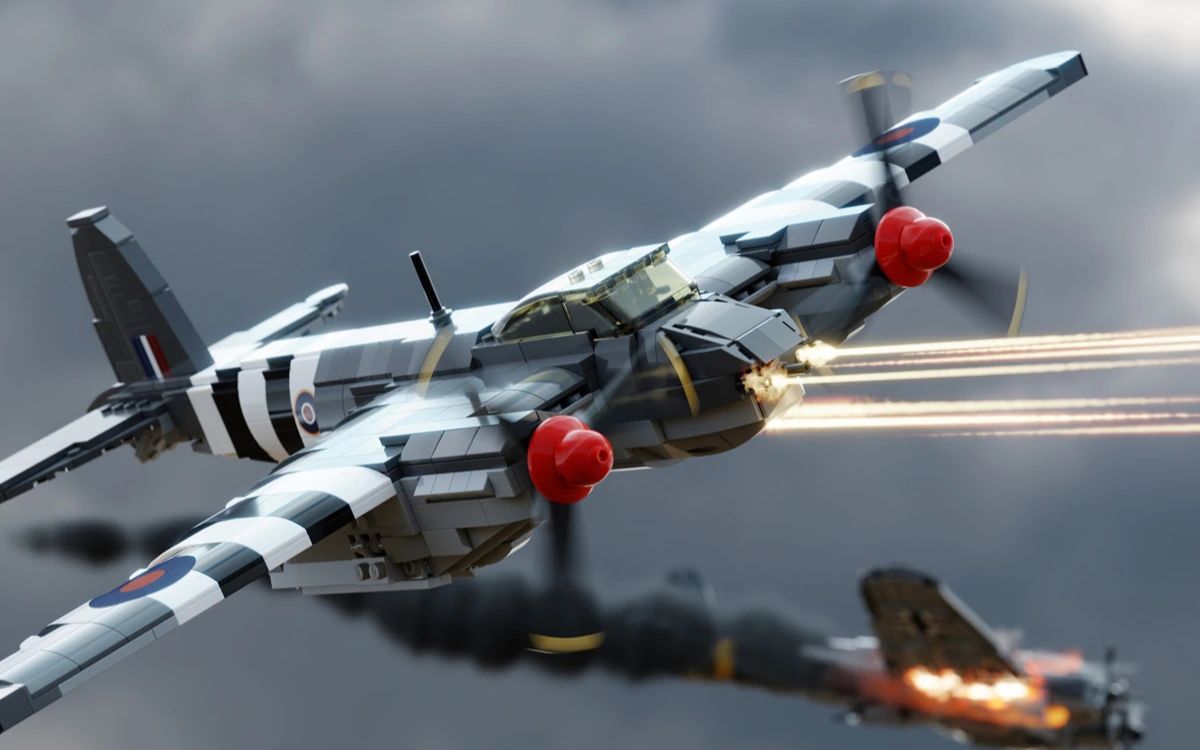 乐高mocbrickmania英国蚊式轰炸机dh98mosquitofbmkvireview